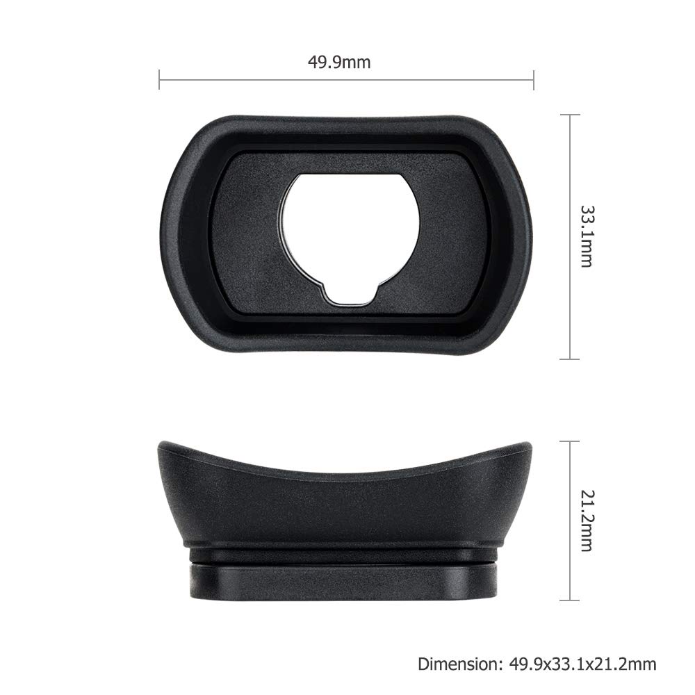 Amazon.com : Kiwifotos Long Soft Viewfinder Eyecup Eyepiece for